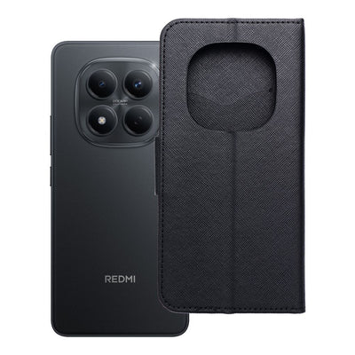 Husa Fancy Book Flip pentru Xiaomi Redmi Note 15 PRO 5G Negru
