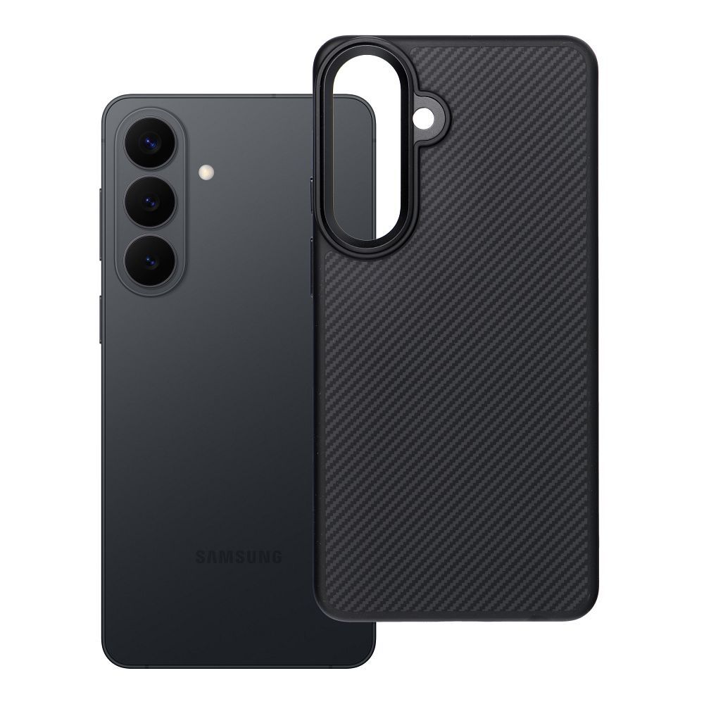 Husa Carbon Elite Mag pentru Samsung S26 Plus Compatible cu Magsafe Negru