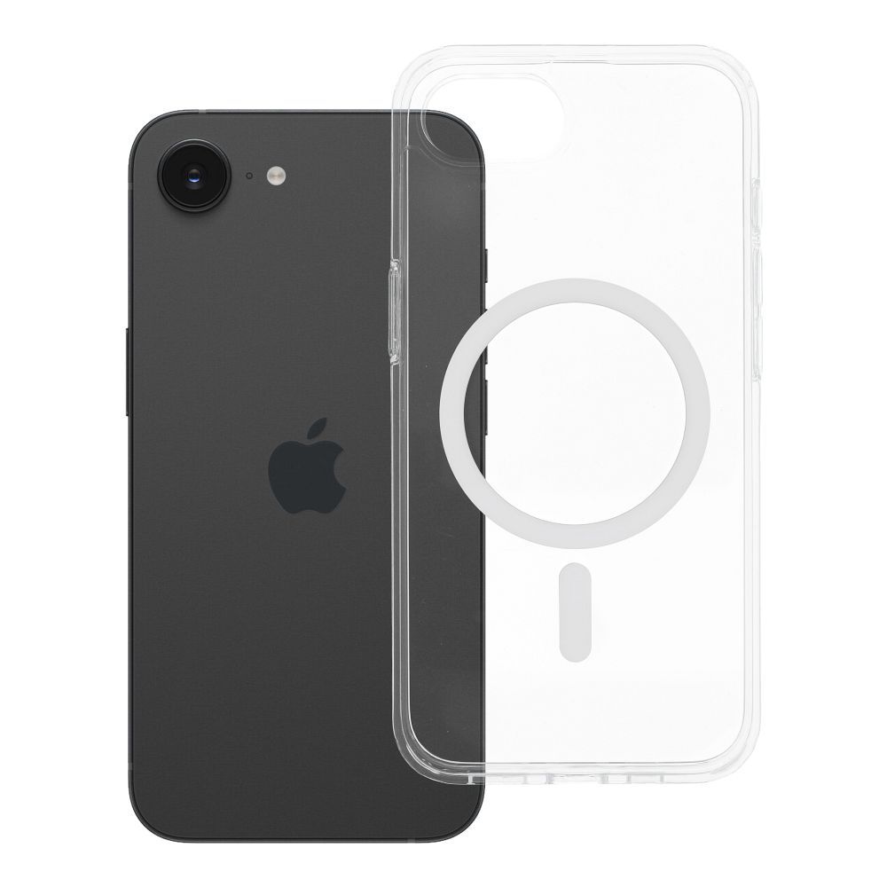 Husa Forcell pentru iPhone 16e (SE4 2025) / 17e F-protect Transparent Hybrid Premium Compatible cu Magsafe Transparent