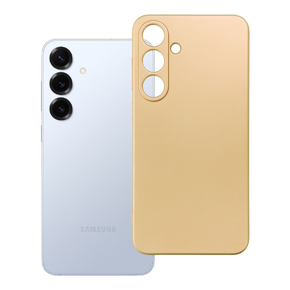 Husa Metallic pentru Samsung S25 Plus Auriu