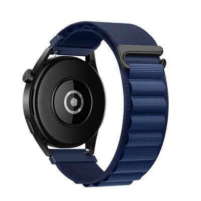Curea Forcell To Samsung Galaxy Watch F-design Fs05 Polyester Fiber Buckle 22 Mm Navy
