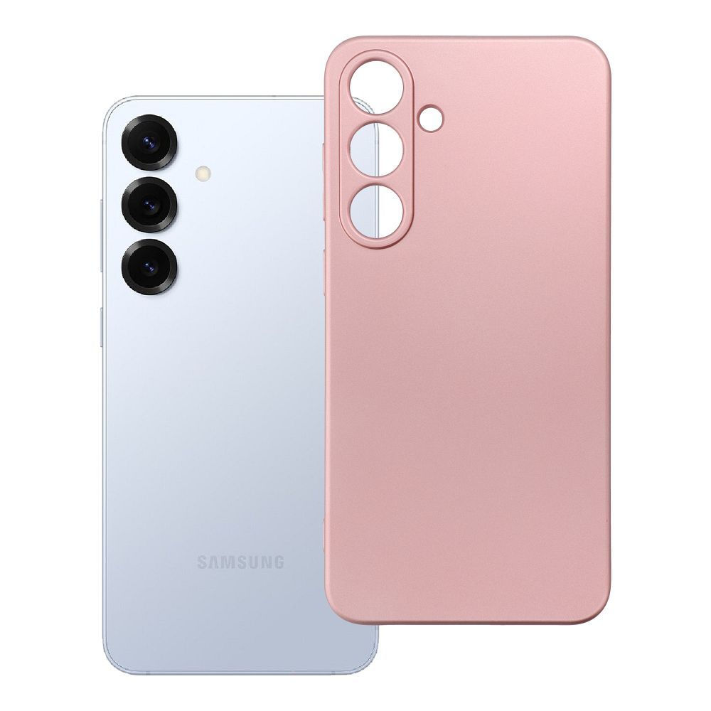 Husa Metallic pentru Samsung S25 Plus Roz
