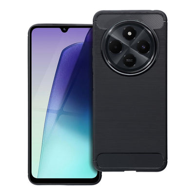 Husa Carbon pentru Xiaomi Redmi 17C 4G / 14C 4G / 14C 5G / Poco C75 4G Negru