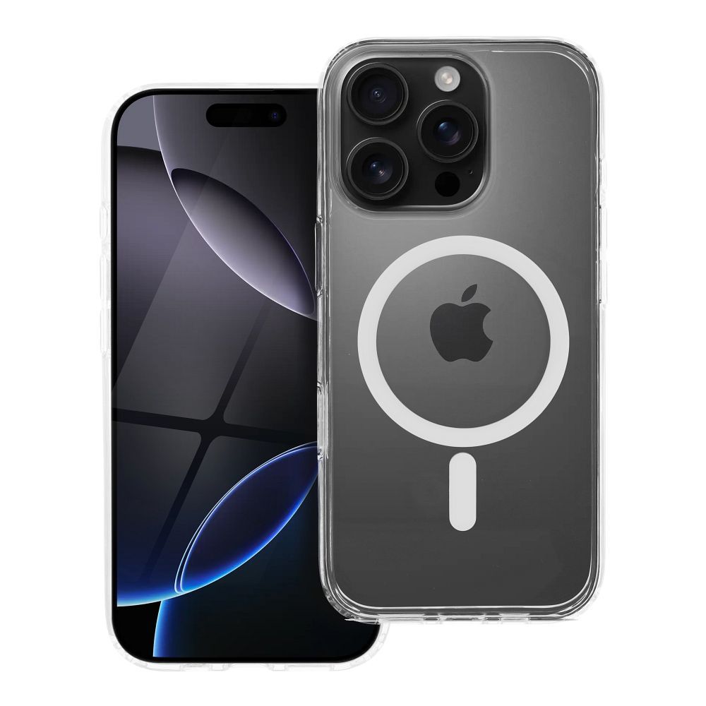Husa Forcell pentru iPhone 16 PRO F-protect Transparent Hybrid Premium Compatible cu Magsafe Transparent