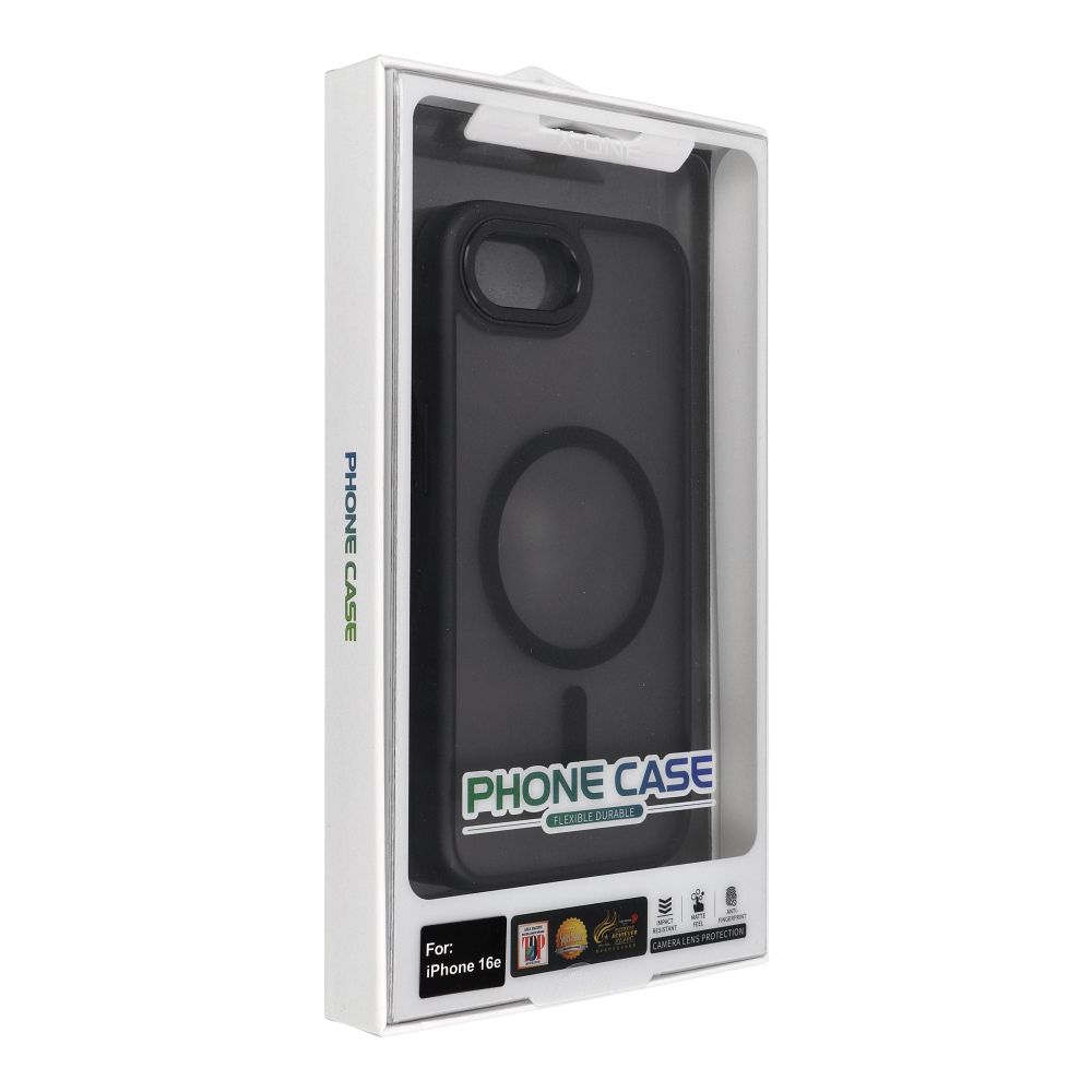 Husa X-one Dropguard Magnetic Air (Magsafe Compatible) - pentru Apple iPhone 16e Negru