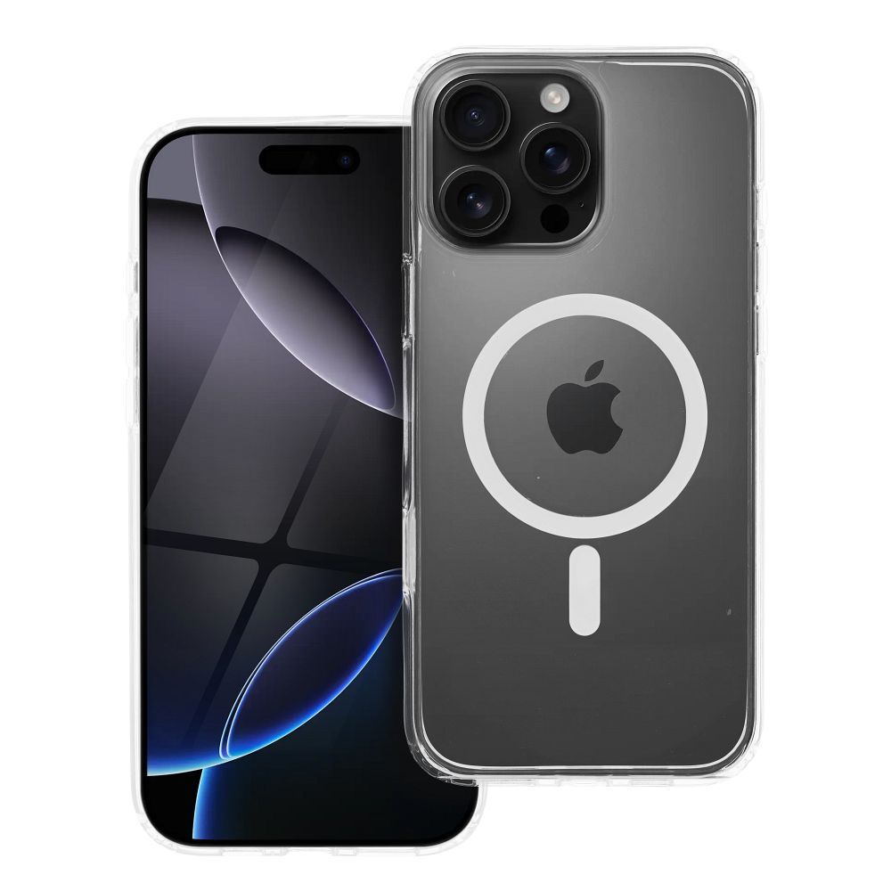 Husa Forcell pentru iPhone 16 PRO MAX F-protect Transparent Hybrid Premium Compatible cu Magsafe Transparent