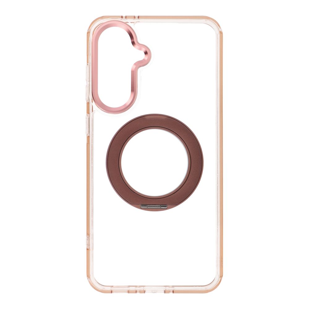 Husa pentru Samsung A36 Frame Circle Stand Compatible cu Magsafe Auriu