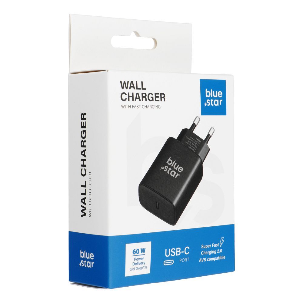 Incarcator Albastru Star Phone USB C AVS (iPhone 17/18Pro/Pro Max) Sfc2.0 3A 60W Tfb-sfc-60w Negru