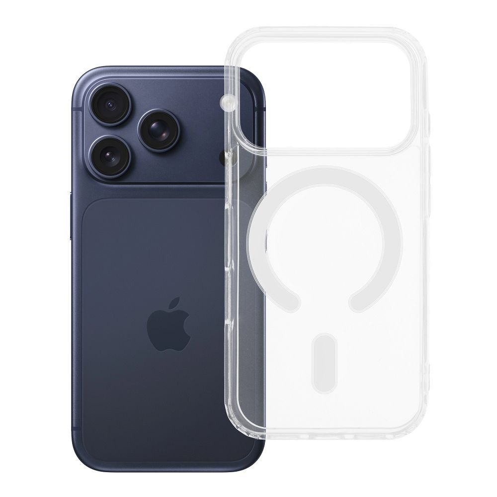 Husa Transparent Mag (STR) pentru iPhone 18 Pro / 17 Pro Compatible cu Magsafe Transparent
