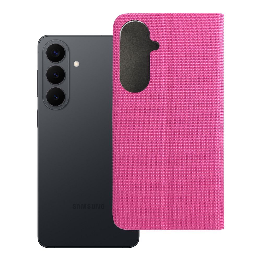 Husa Sensitive Book Flip pentru Samsung S26 Plus Roz