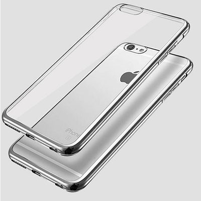 Husa Electroplating Silicon Ultraslim Microsoft Lumia 650, Argintiu