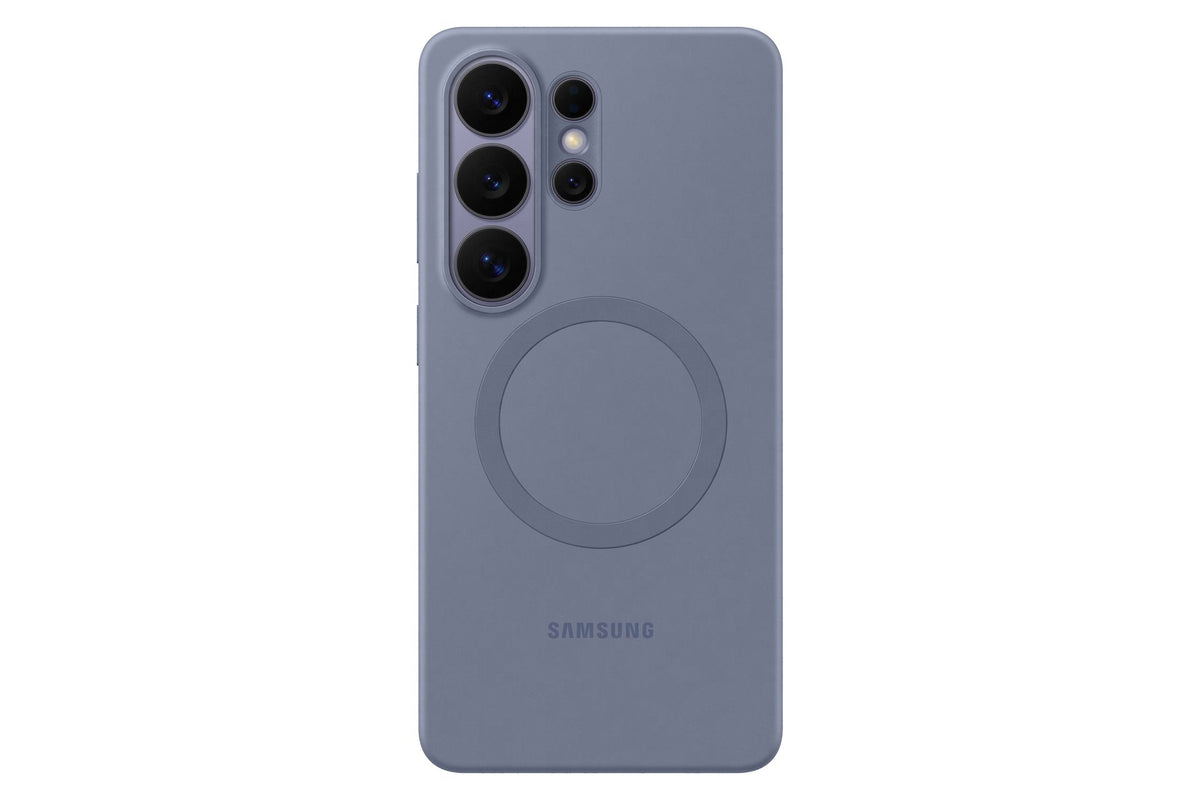 Husa Ef-es948cve Samsung Silicone Magnet pentru Galaxy S26 Ultra Albastru Violet