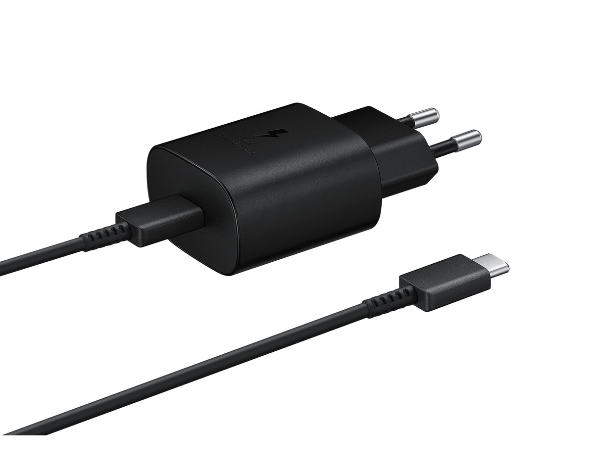 Incarcator Ep-ta800xbe Samsung 25W Travel + Usb-c Data Cabel Negru