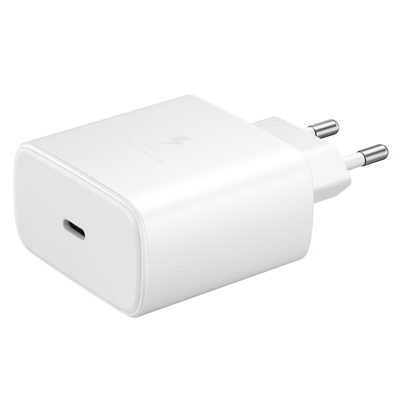 Cablu Ep-ta845xwe Samsung Usb-c 45W Travel Incarcator + Usb-c/Usb-c Data Alb