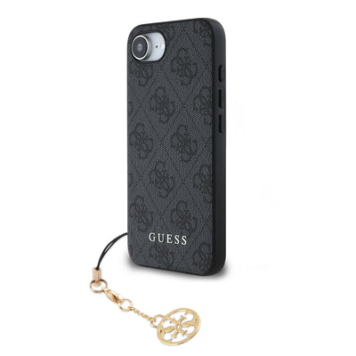 Husa Guess 4G Charm pentru iPhone 16e/17e Tone On Tone Gri