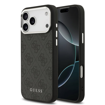 Husa Guess 4G Magsafe pentru iPhone 17 Pro Max Negru