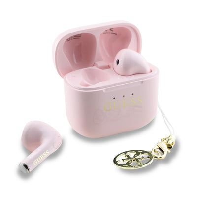 Casti Guess Classic Logo Charm TWS Wireless Roz