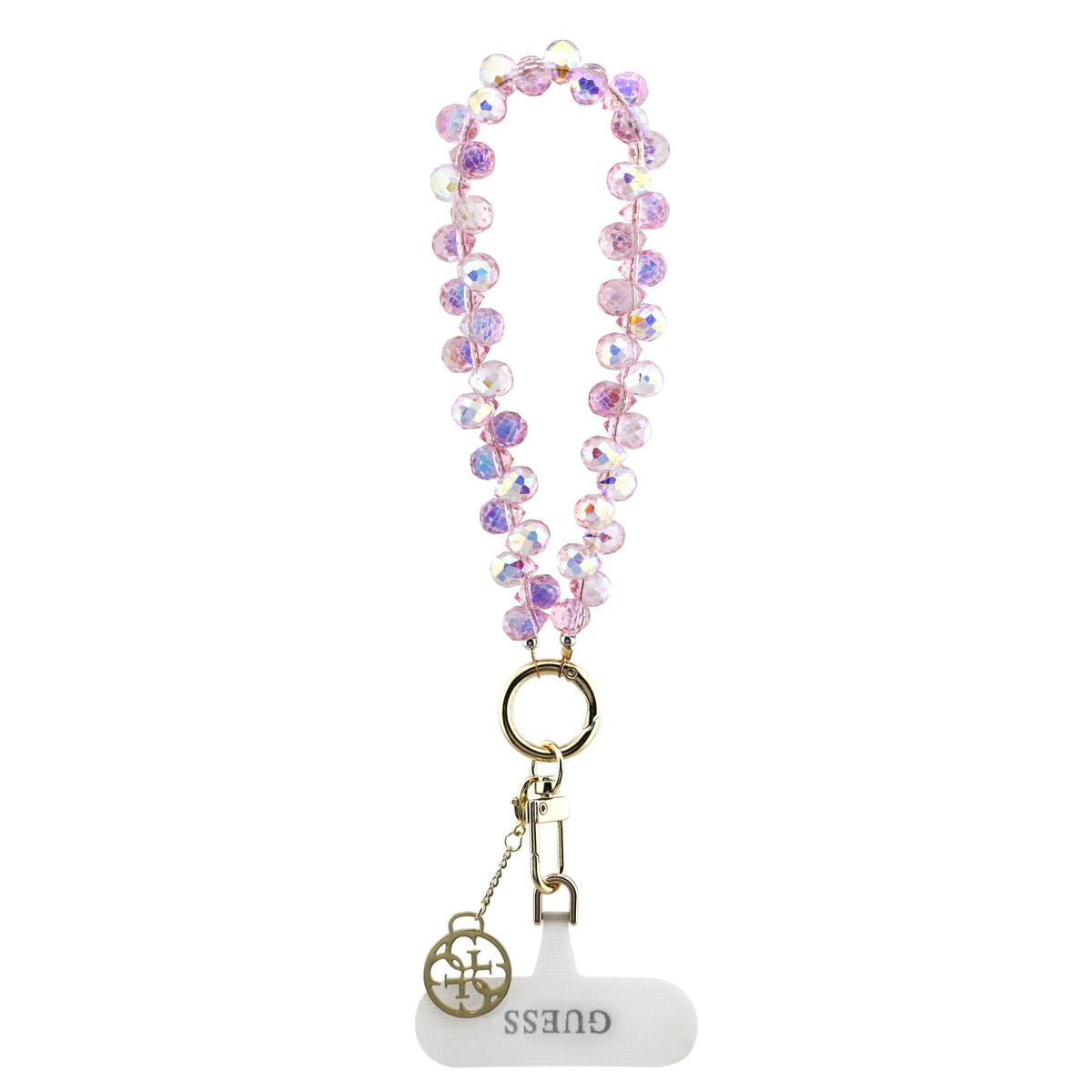 Curea Guess Universal Wrist Crystals 4G Charm Roz