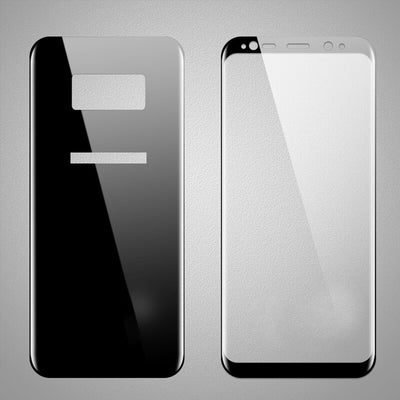 Folie Sticla Securizata 3D Full Cover Curbata Fata + Spate iPhone 11, Negru (Blister)