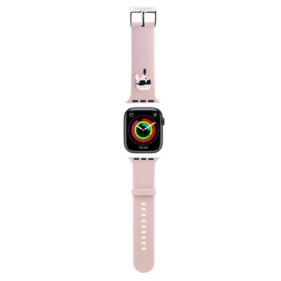 Curea Karl Lagerfeld Karl Head NFT pentru Apple Watch 42/44/45/46/49 Roz