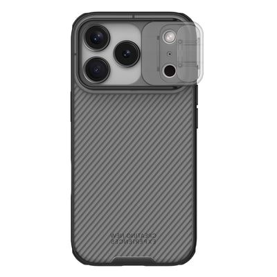 Husa Nillkin Camshield PRO pentru Apple iPhone 17 Pro/18 Pro Transparent Negru