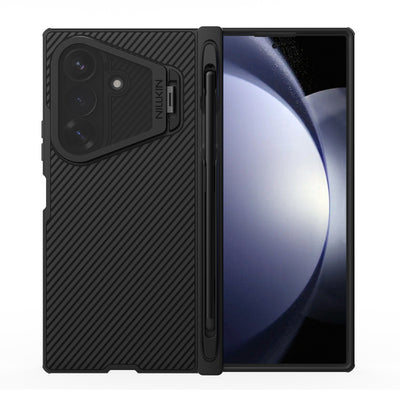 Husa Nillkin Camshield Prop Magnetic Pen Slot (Transparent lentila) pentru Samsung Galaxy Z Fold 8 Ultra Negru