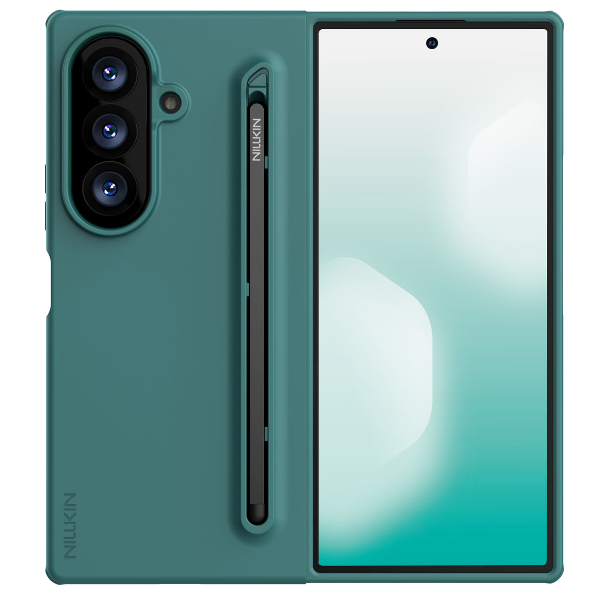 Husa Nillkin Flex Pure Fold Pen Slot pentru Samsung Galaxy Z Fold 8 Ultra Verde deschis
