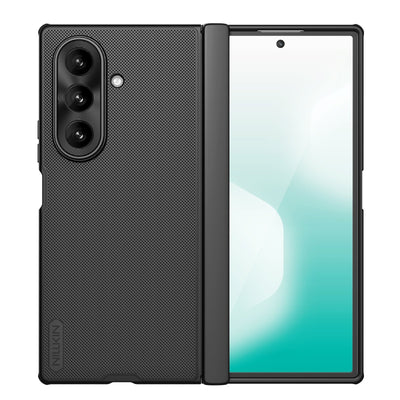 Husa Nillkin Super Frosted Fold Magnetic pentru Samsung Galaxy Z Fold 7 Negru