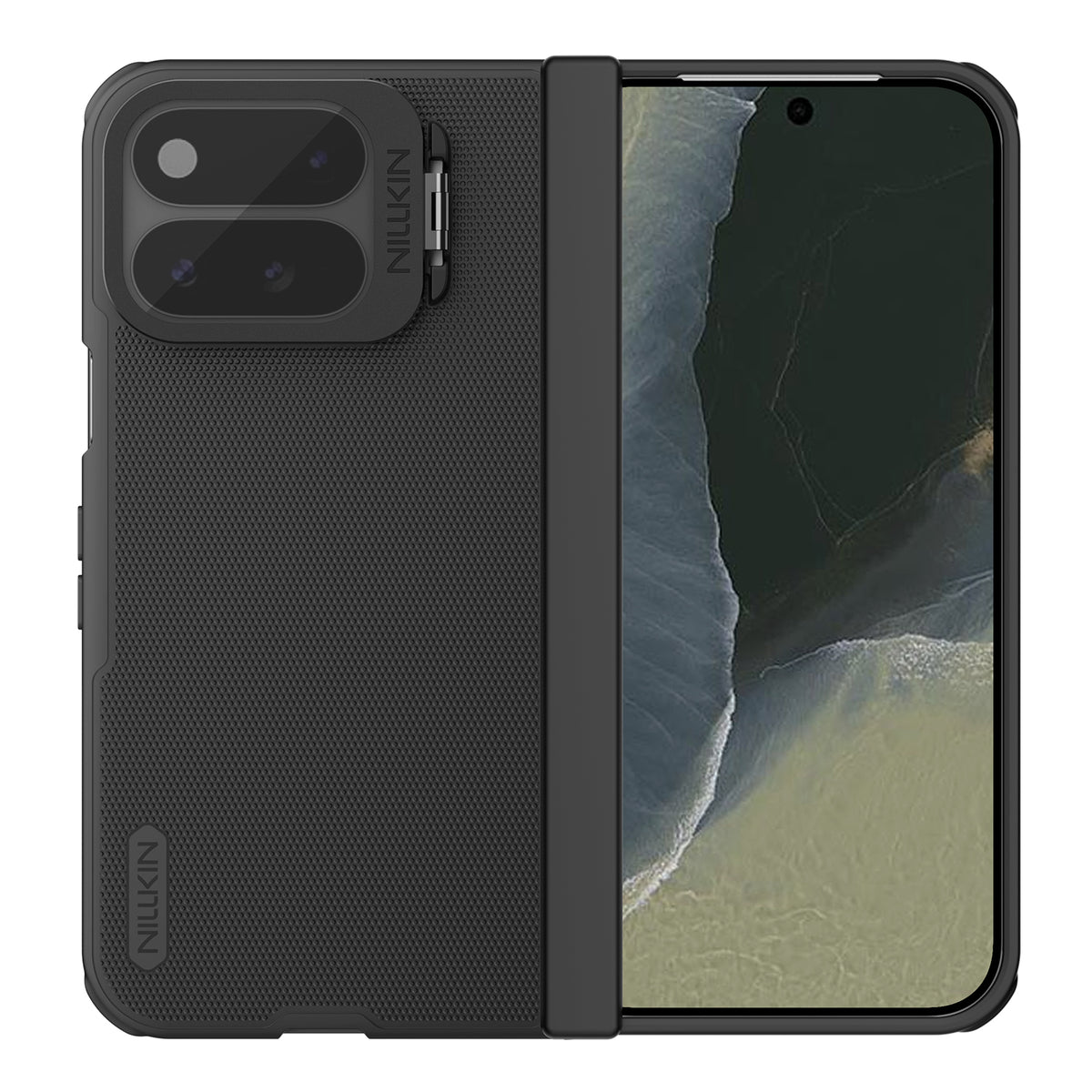 Husa Nillkin Super Frosted Prop Magnetic pentru Google Pixel 11 Pro Fold Negru