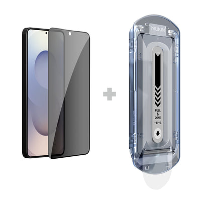 Folie Nillkin sticla 0.25mm Guardian 2.5D pentru Samsung Galaxy S26+ Negru (cu Applicator)