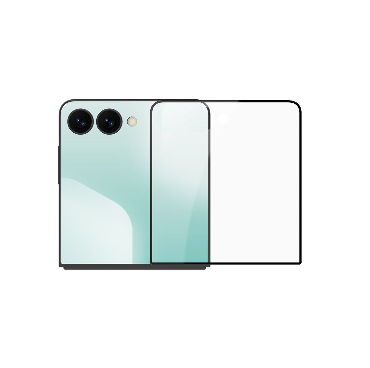 Folie Nillkin sticla 2.5D CP+ PRO Negru pentru Samsung Galaxy Z Flip 7/ Z Flip 8