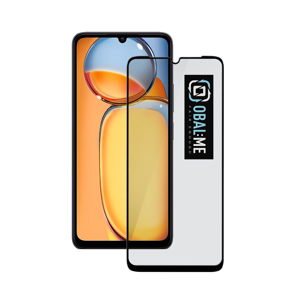 Folie Obal:ME 5D sticla protectie pentru Xiaomi Redmi 13C 4G/5G/Poco C65 Negru