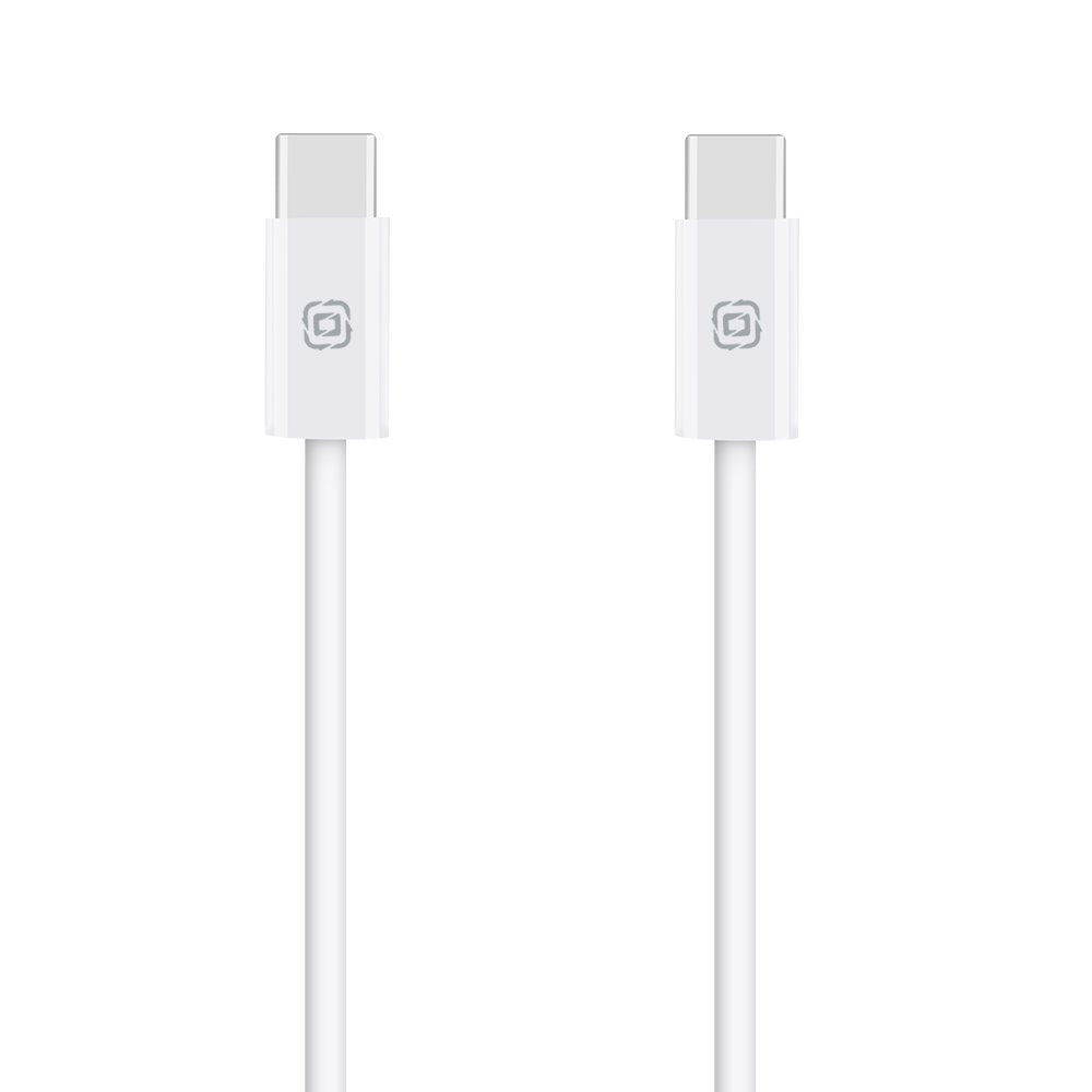 Cablu Obal:ME Longrun Usb-c/Usb-c 60W 1m Alb