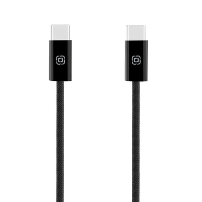 Cablu Obal:ME Super Fast Usb-c/Usb-c Braided 100W 1m Negru