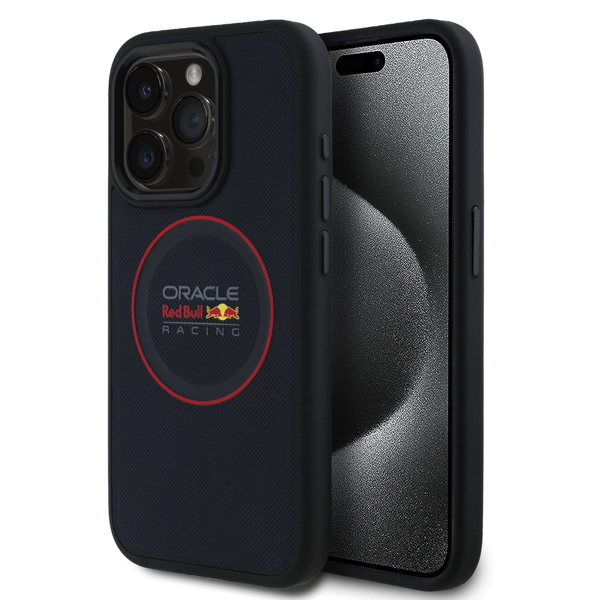 Husa Rosu Bull PC/TPU Rosu Ring Magsafe pentru iPhone 15 Pro Max Navy