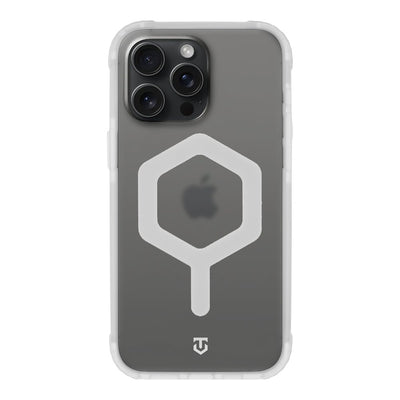 Husa Tactical Magforce Hexagon pentru Apple iPhone 15 Pro Max T-Alb