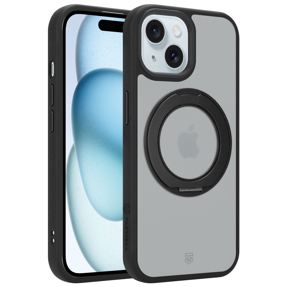 Husa Tactical Magforce Hyperstand pentru Apple iPhone 15 Asphalt