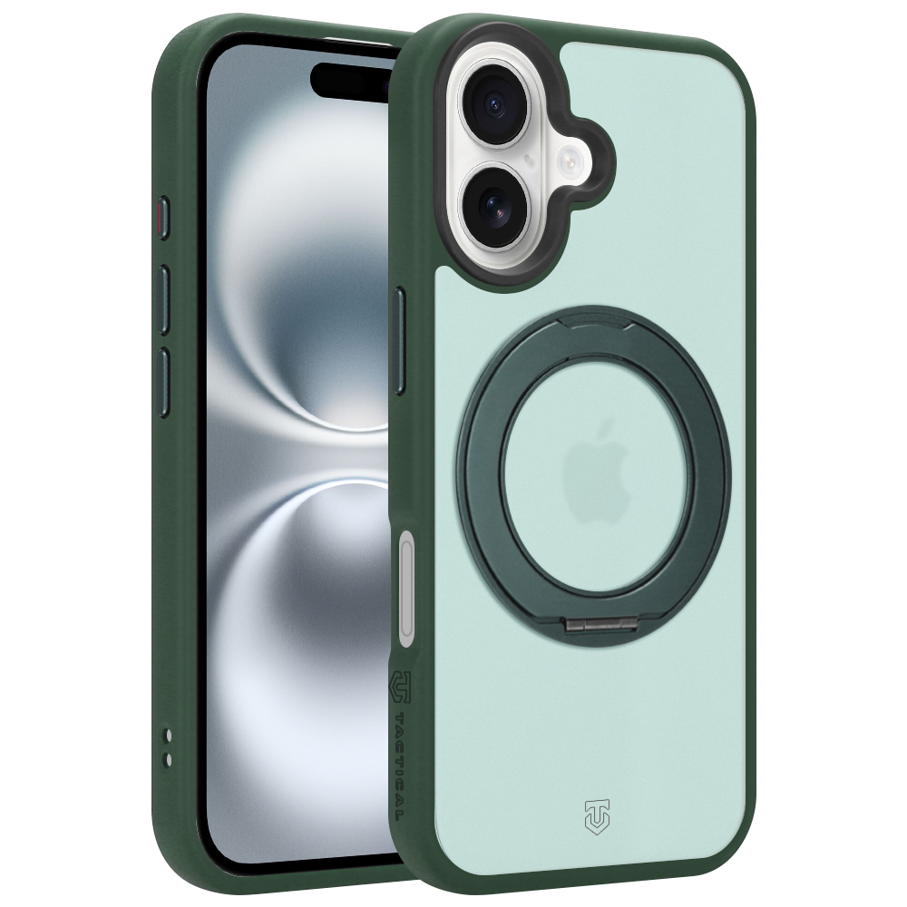 Husa Tactical Magforce Hyperstand pentru Apple iPhone 16 Forest Verde