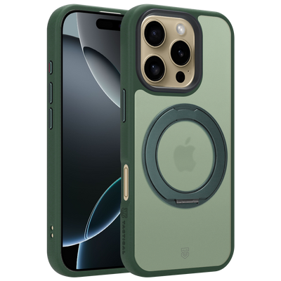 Husa Tactical Magforce Hyperstand pentru Apple iPhone 16 Pro Forest Verde