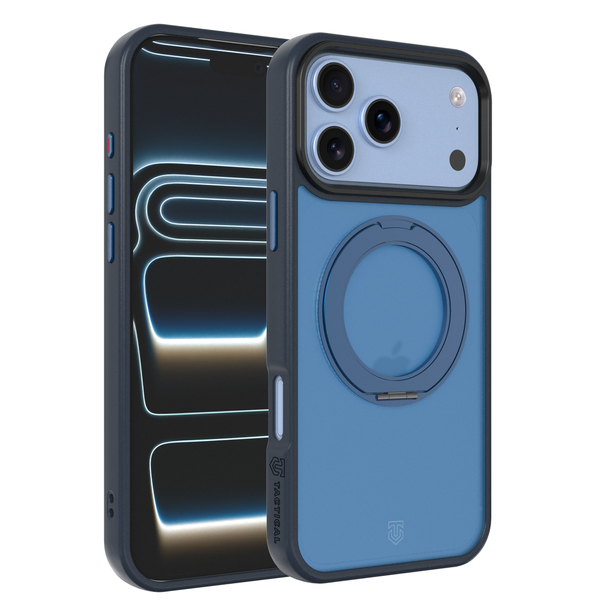 Husa Tactical Magforce Hyperstand pentru Apple iPhone 17 Pro/18 Pro Deep Albastru