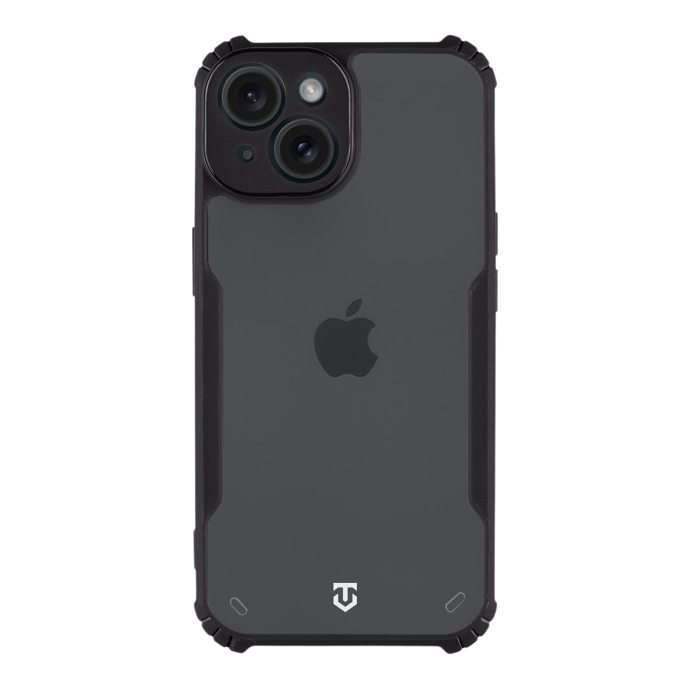 Husa Tactical Quantum Stealth pentru Apple iPhone 15 Transparent/Negru