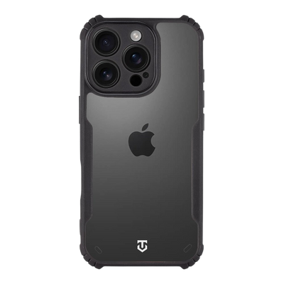 Husa Tactical Quantum Stealth pentru Apple iPhone 16 Pro Transparent/Negru