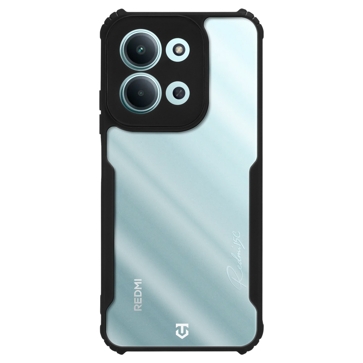Husa Tactical Quantum Stealth pentru Xiaomi Redmi 15C 4G/5G Transparent/Negru