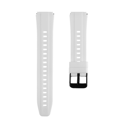 Curea Tactical Quick Release silicon 18mm Alb