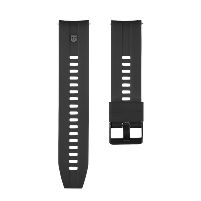 Curea Tactical Quick Release silicon 24mm Negru