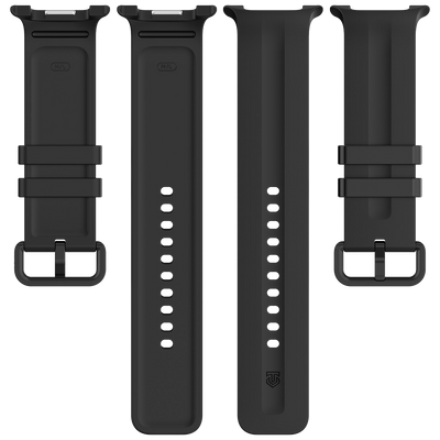 Curea Tactical Silicone pentru Samsung Galaxy Watch 8/9 Negru