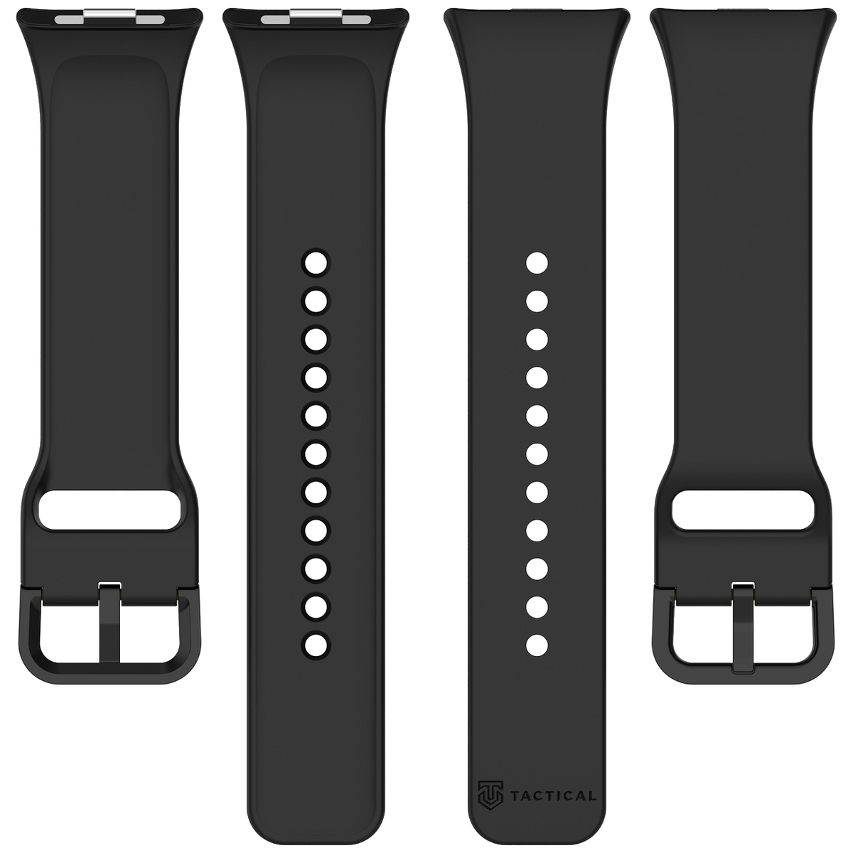 Curea Tactical Silicone pentru Xiaomi Redmi Watch 4/5/6 Negru