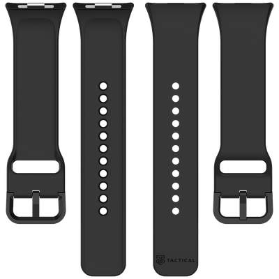 Curea Tactical Silicone pentru Xiaomi Redmi Watch 4/5/6 Negru
