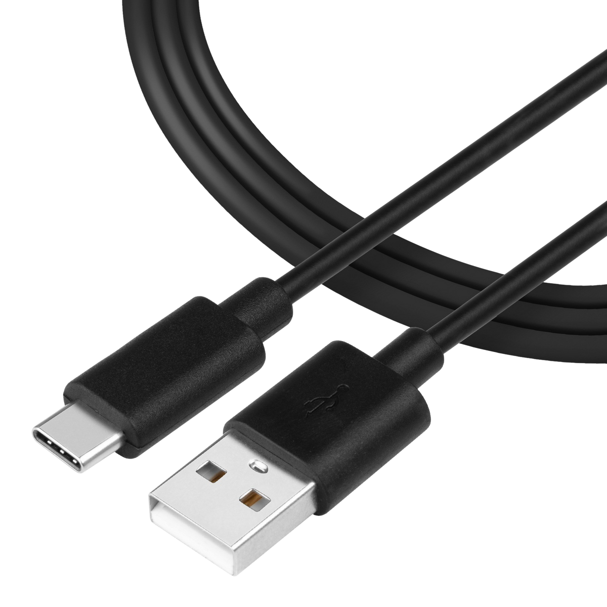 Cablu Tactical Smooth Thread Usb-a/Usb-c 1m Negru