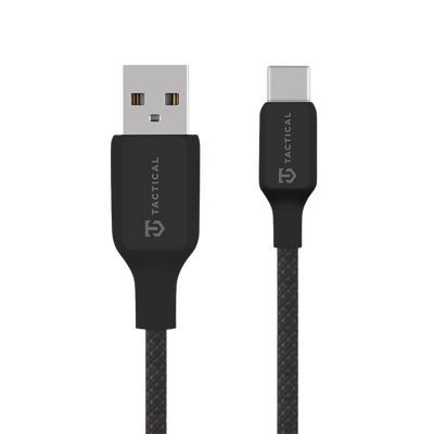 Cablu Tactical Stitch Thread Usb-a/Usb-c 2m Negru